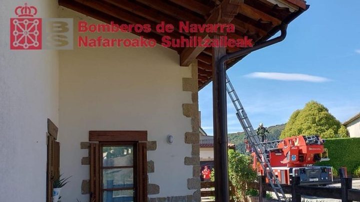 Incendio de chimenea en Berrioplano: rápida reacción