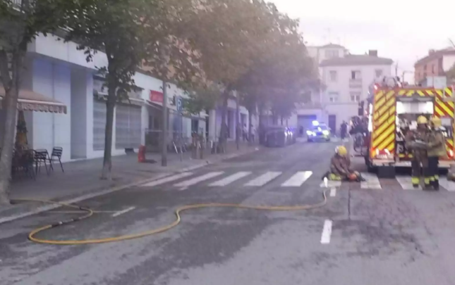 Alarma en un restaurante: incendio en pleno viernes por la tarde