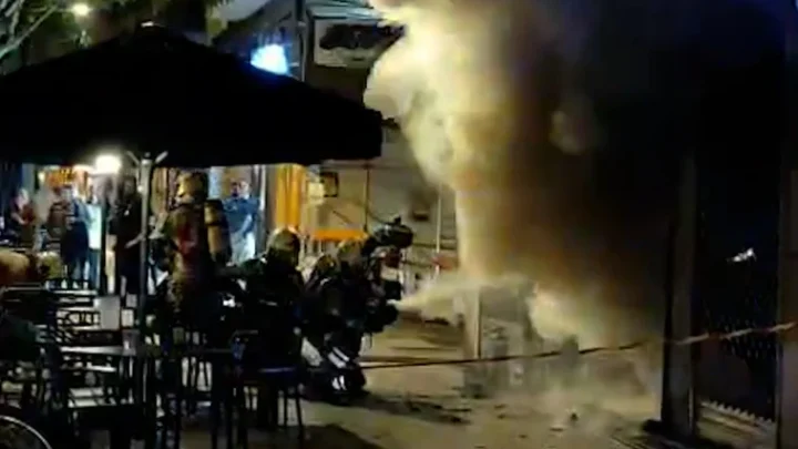 Incendio en un bar de Amara causa gran alarma entre los vecinos