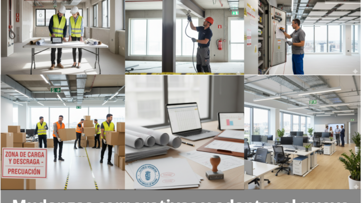 Cómo adaptar tu oficina tras una mudanza corporativa cumpliendo la normativa vigente