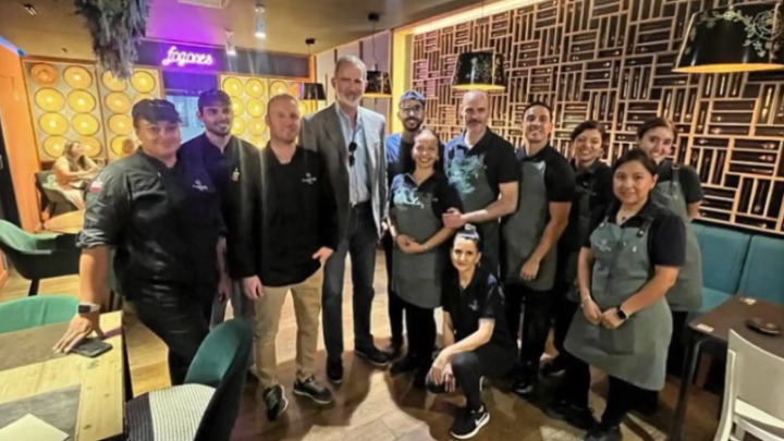 Restaurante en Zaragoza donde cenó Felipe VI, sancionado por falta de licencia