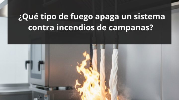 ¿Qué tipo de fuego apaga un sistema contra incendios de campanas? La amenaza silenciosa en cocinas profesionales
