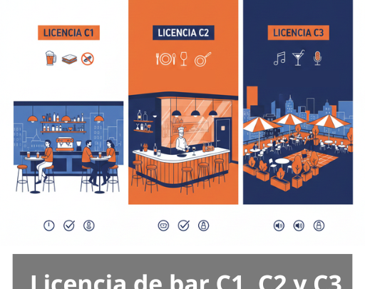 Licencia de bar C1, C2 y C3. Guía especializada para comprender y tramitar la licencia de bar en España.
