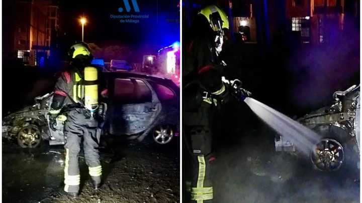Incendio de un vehículo en Torre del Mar se salda sin heridos